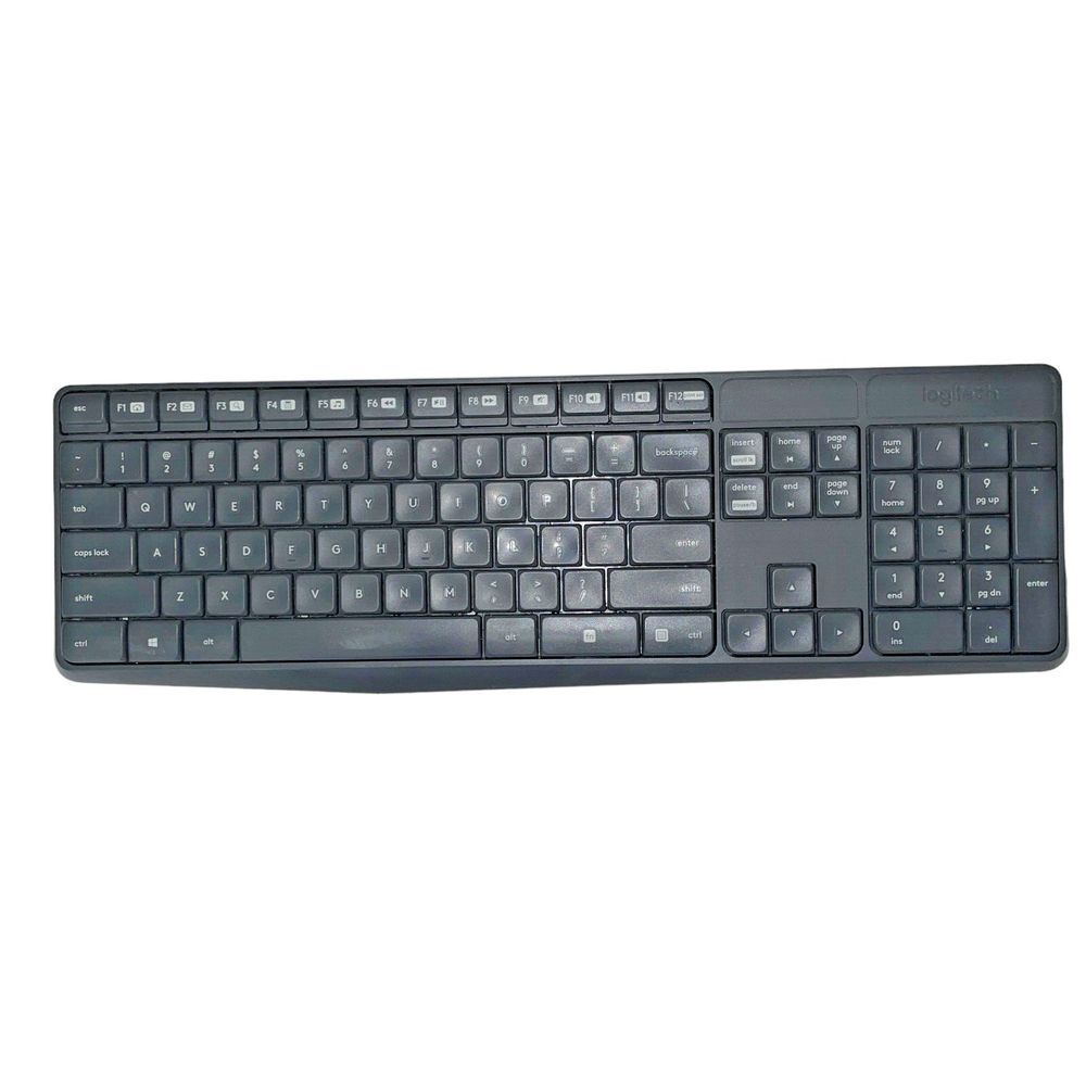 Logitech K235 Gray Wireless Keyboard Without USB Adapter And Mouse‎ - Picture 11 of 11